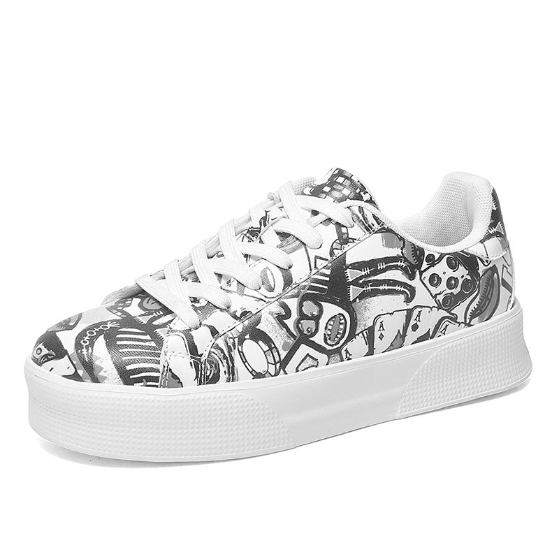 Zapatillas bajas Isabella Sol con estampado de grafiti