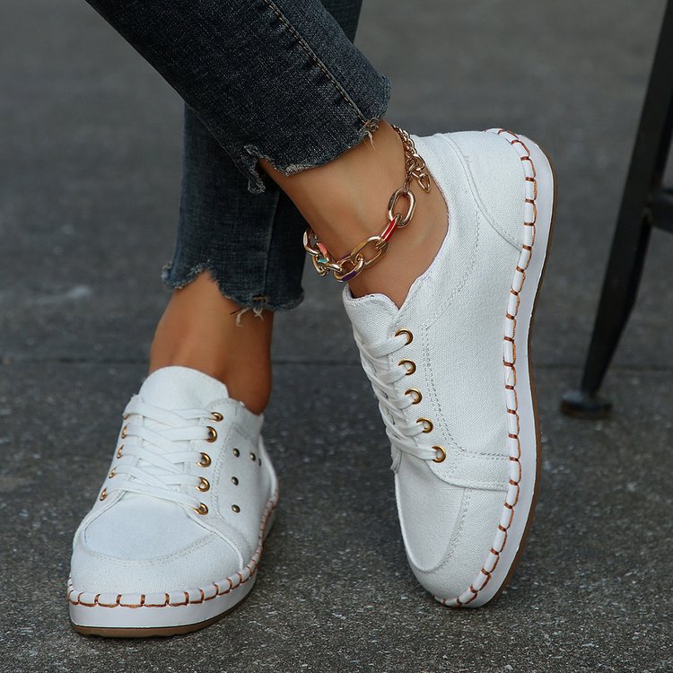 Zapatillas de lona Isabella Sol con estampado de leopardo