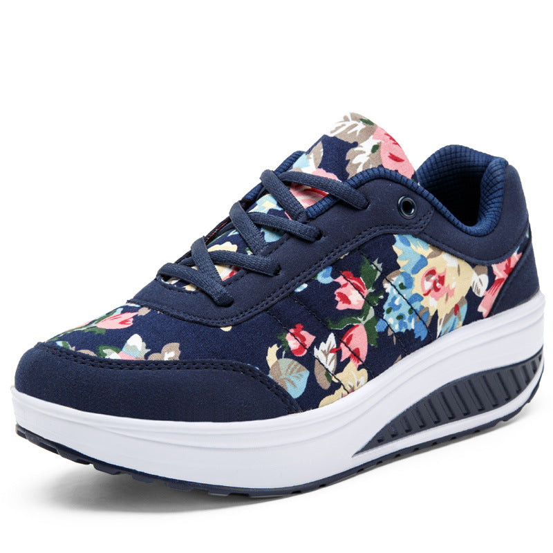 Zapatillas transpirables Isabella Sol de lona floral