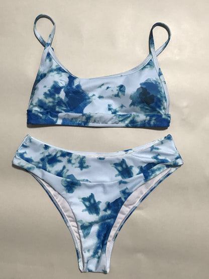 Bikini de talle alto con efecto degradado de Isabella Sol