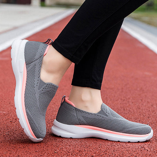 Lightweight Mesh Slip-On Sneaker by Isabella Sol