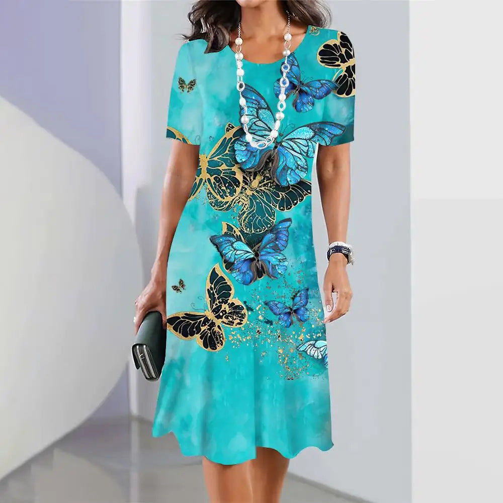 Elegante vestido de verano de tallas grandes de Isabella Sol.