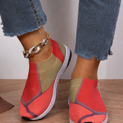 Zapatillas deportivas de malla con bloques de color de Isabella Sol
