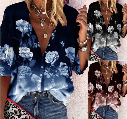 Floral Button-Up Isabella Sol Short Sleeve Shirt