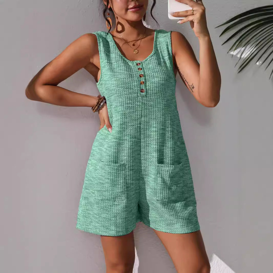 Chic Everyday Isabella Sol Pocket Jumpsuit