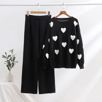 Conjunto de punto con forma de corazón de Isabella Sol