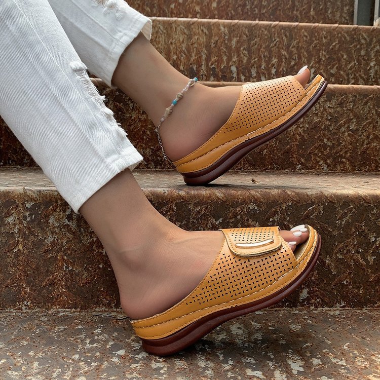 Sandalias de plataforma huecas Isabella Sol para mujer