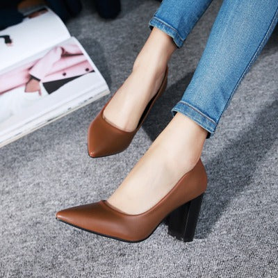 Chic Block Heel Pumps Isabella Sol High Heels