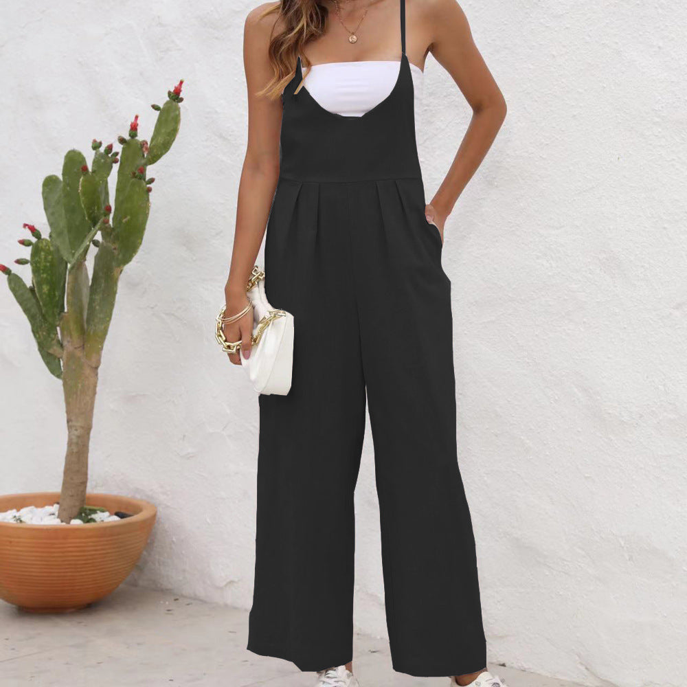 Elegante mono informal de Isabella Sol, confeccionado en lino.
