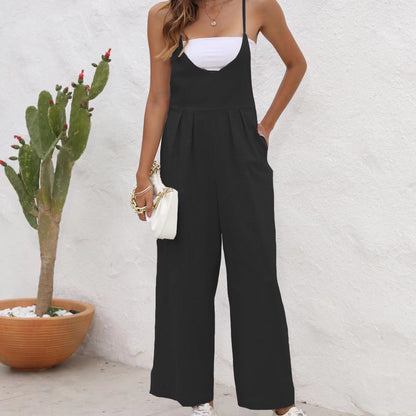 Elegante mono informal de Isabella Sol, confeccionado en lino.