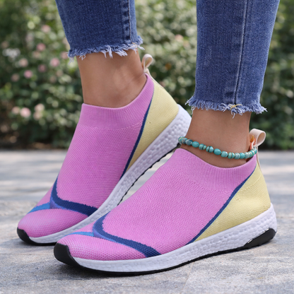 Zapatillas deportivas de malla con bloques de color de Isabella Sol