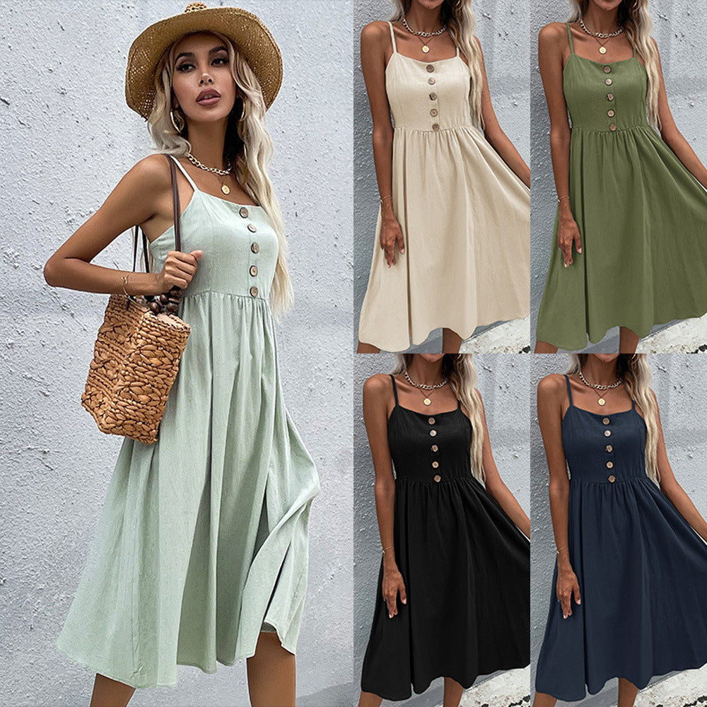 Chic Midi Sundress Isabella Sol Summer Collection