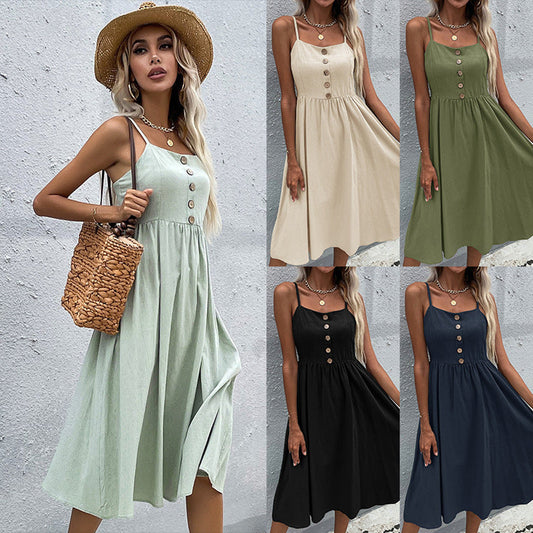 Chic Midi Sundress Isabella Sol Summer Collection