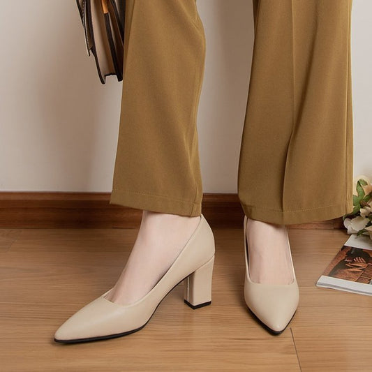 Chic Pointed High Heels by Isabella Sol