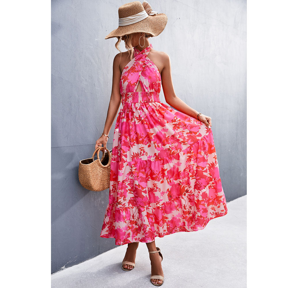 Chic Halter Backless Dress by Isabella Sol