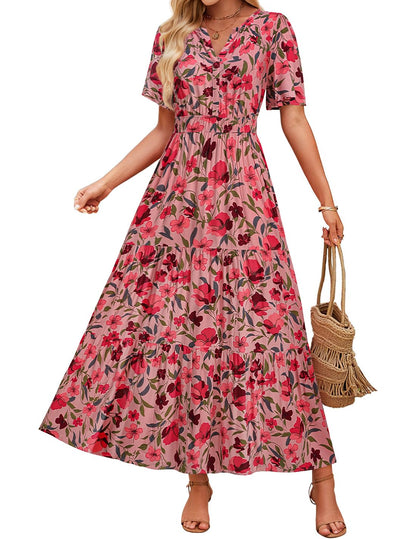 Vestido largo floral Isabella Sol Comodidad de verano