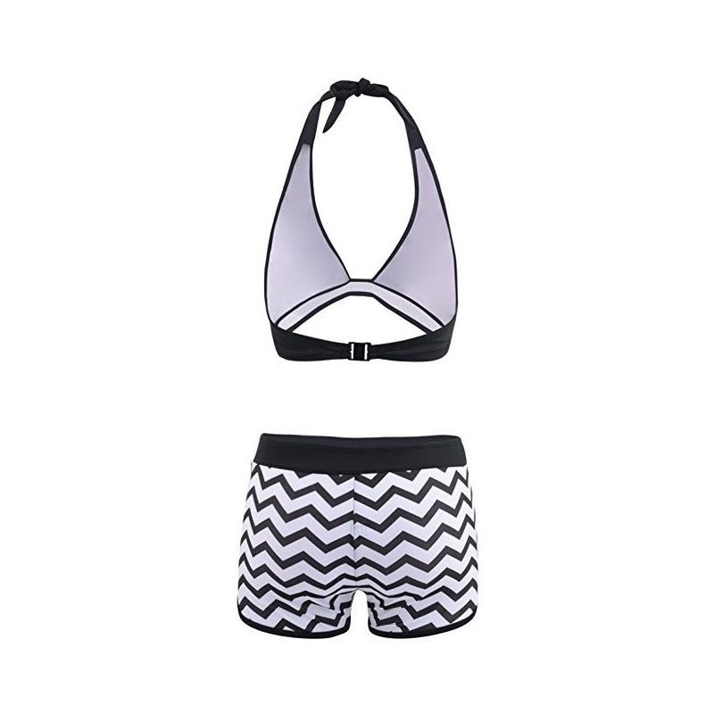Conjunto de bikini y shorts Chic Zigzag Isabella Sol