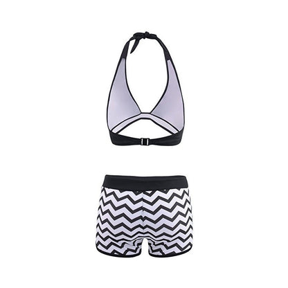 Conjunto de bikini y shorts Chic Zigzag Isabella Sol
