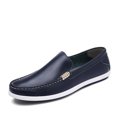 Mocasines de piel transpirable Isabella Sol para hombre