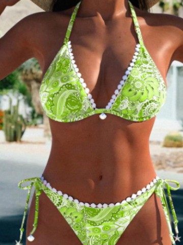 Bikini estampado vibrante de Isabella Sol
