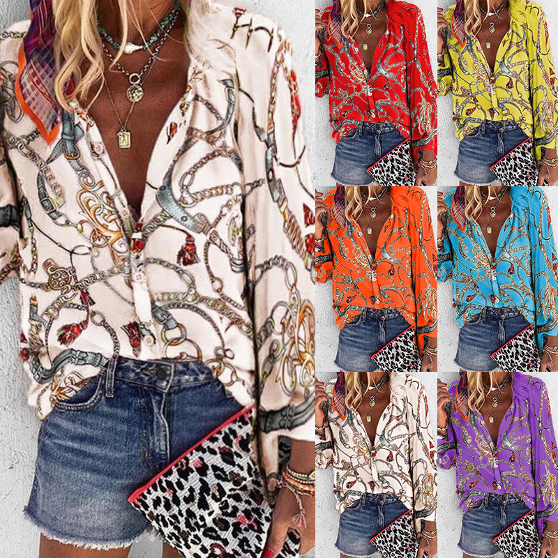 Vibrant Printed Isabella Sol Street Style Shirt