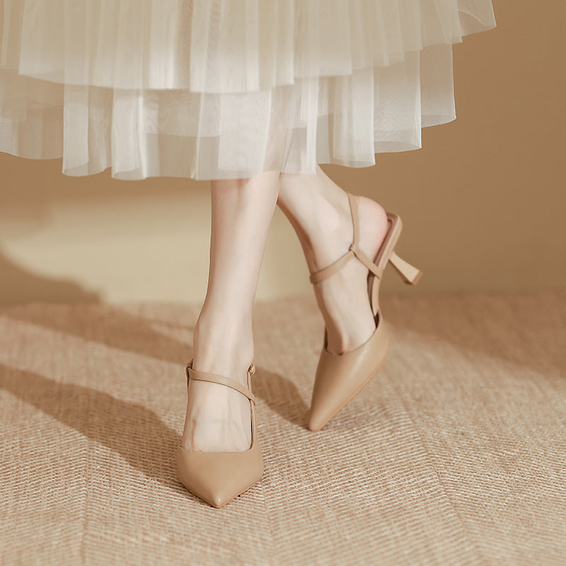 Elegantes sandalias de tacón alto con punta afilada de Isabella Sol