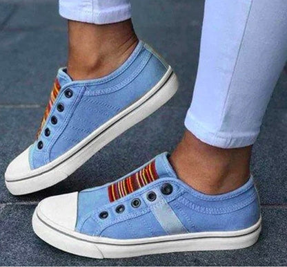 Zapatillas de lona sin cordones Isabella Sol inspiradas en Pinterest