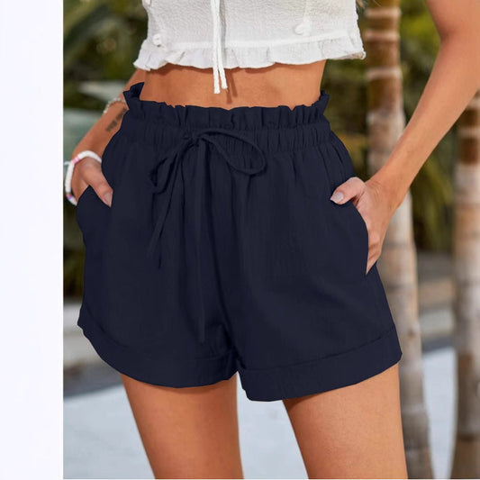 Pantalones cortos de verano Isabella Sol, cómodos y casuales.