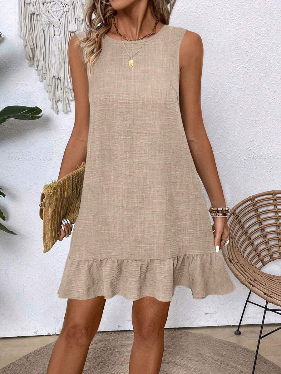 Vestido de verano sin mangas con volantes de Isabella Sol