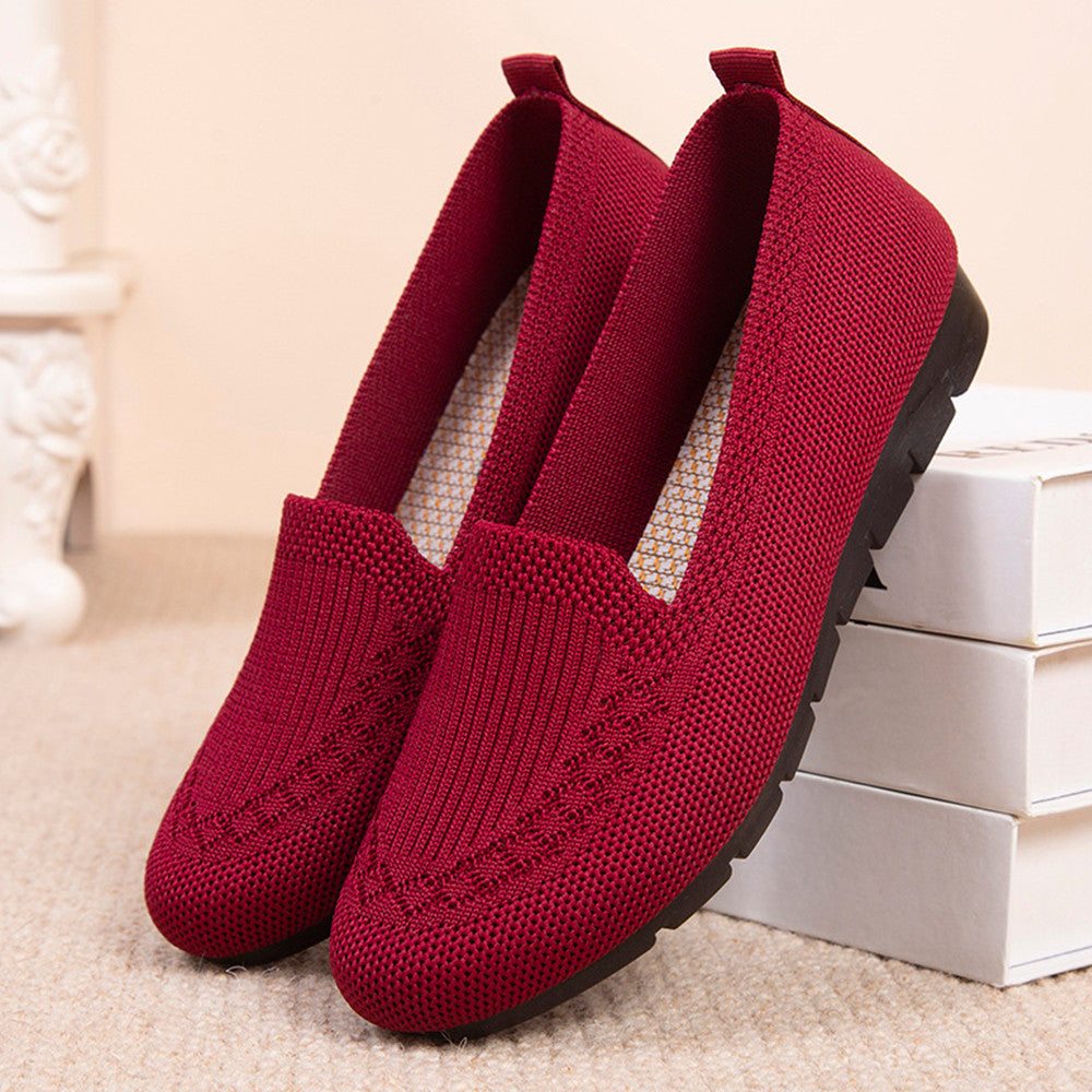 Breathable Isabella Sol Net Cloth Slip-On Shoes