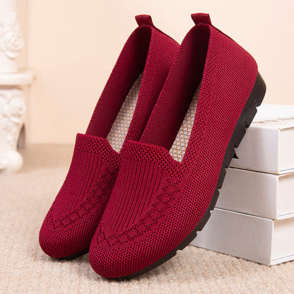 Breathable Isabella Sol Net Cloth Slip-On Shoes