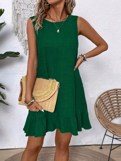 Vestido de verano sin mangas con volantes de Isabella Sol