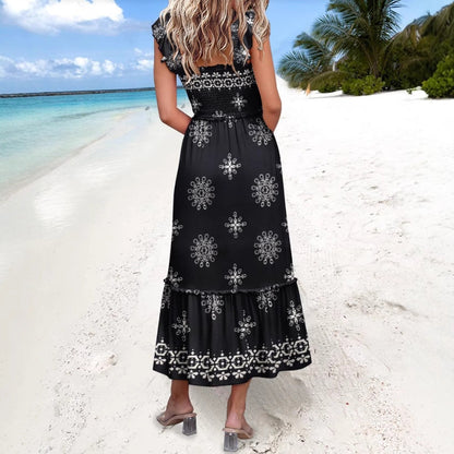 Vestido largo de verano estilo bohemio de Isabella Sol