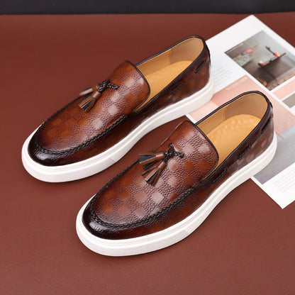 Versatile Isabella Sol Men's Tassel Slip-On Loafers