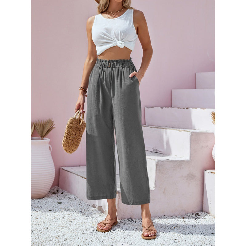 Pantalones de talle alto de Isabella Sol inspirados en Pinterest