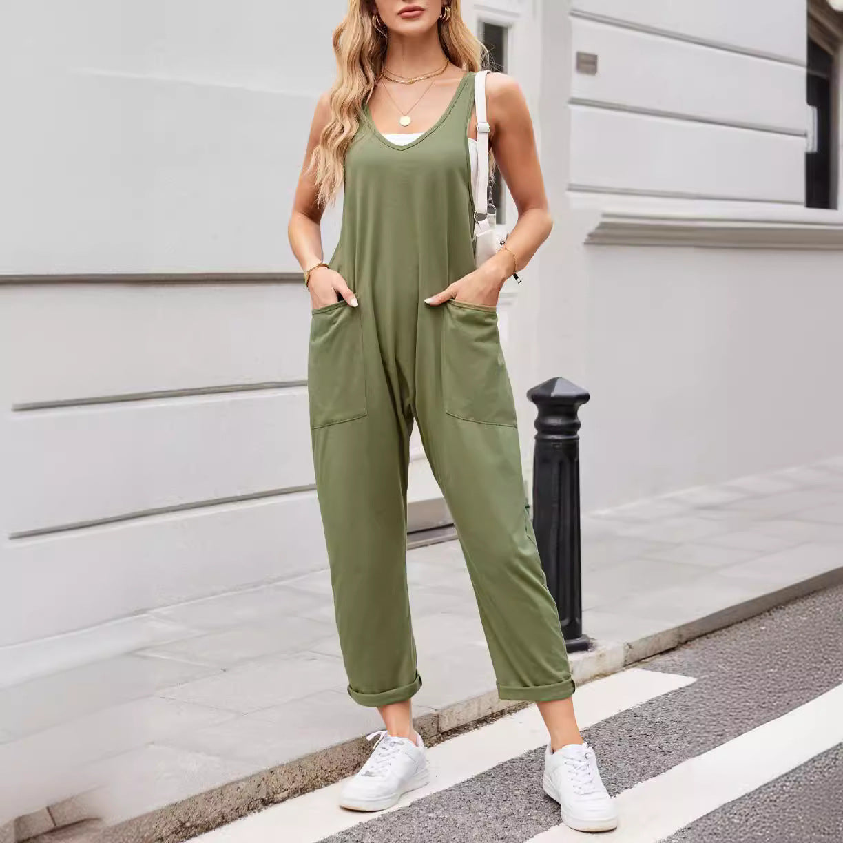 Mono con bolsillos de Isabella Sol inspirado en Pinterest