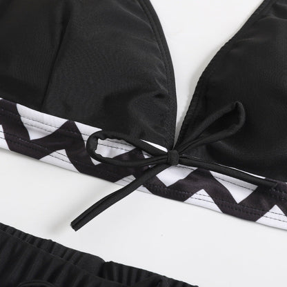 Conjunto de bikini y shorts Chic Zigzag Isabella Sol