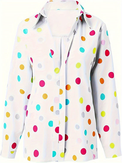 Blusa Isabella Sol de lunares divertidos para el día a día.