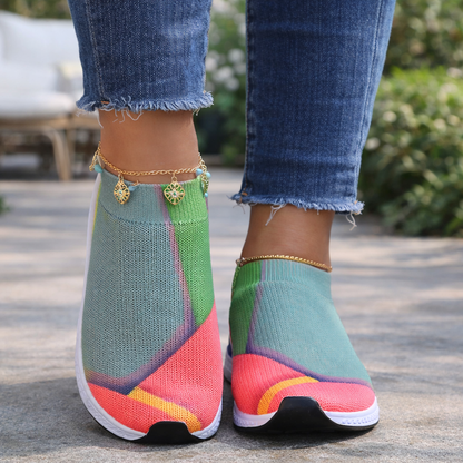 Zapatillas deportivas de malla con bloques de color de Isabella Sol