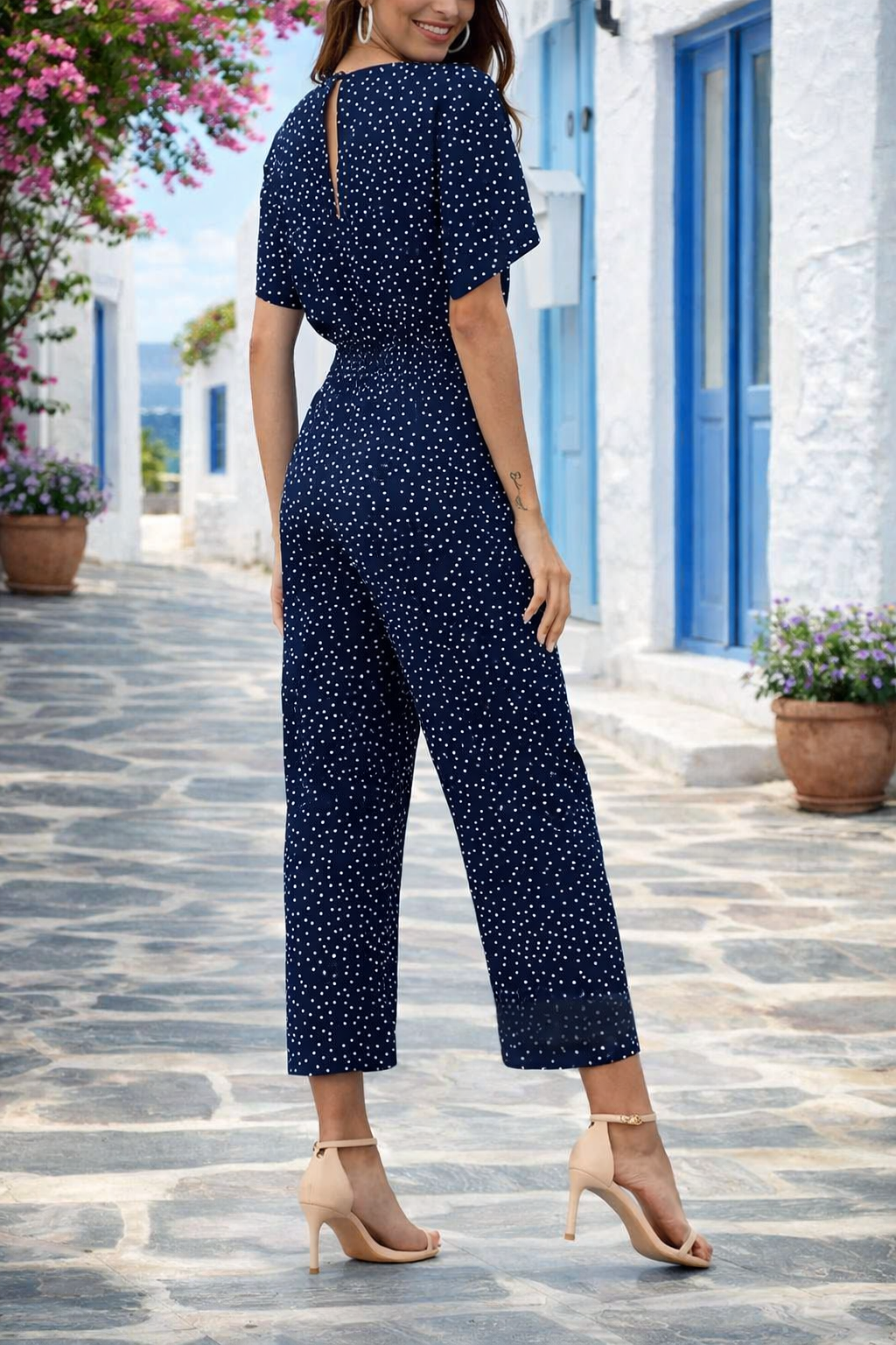 Mono elegante con estampado floral de Isabella Sol, inspirado en Pinterest.