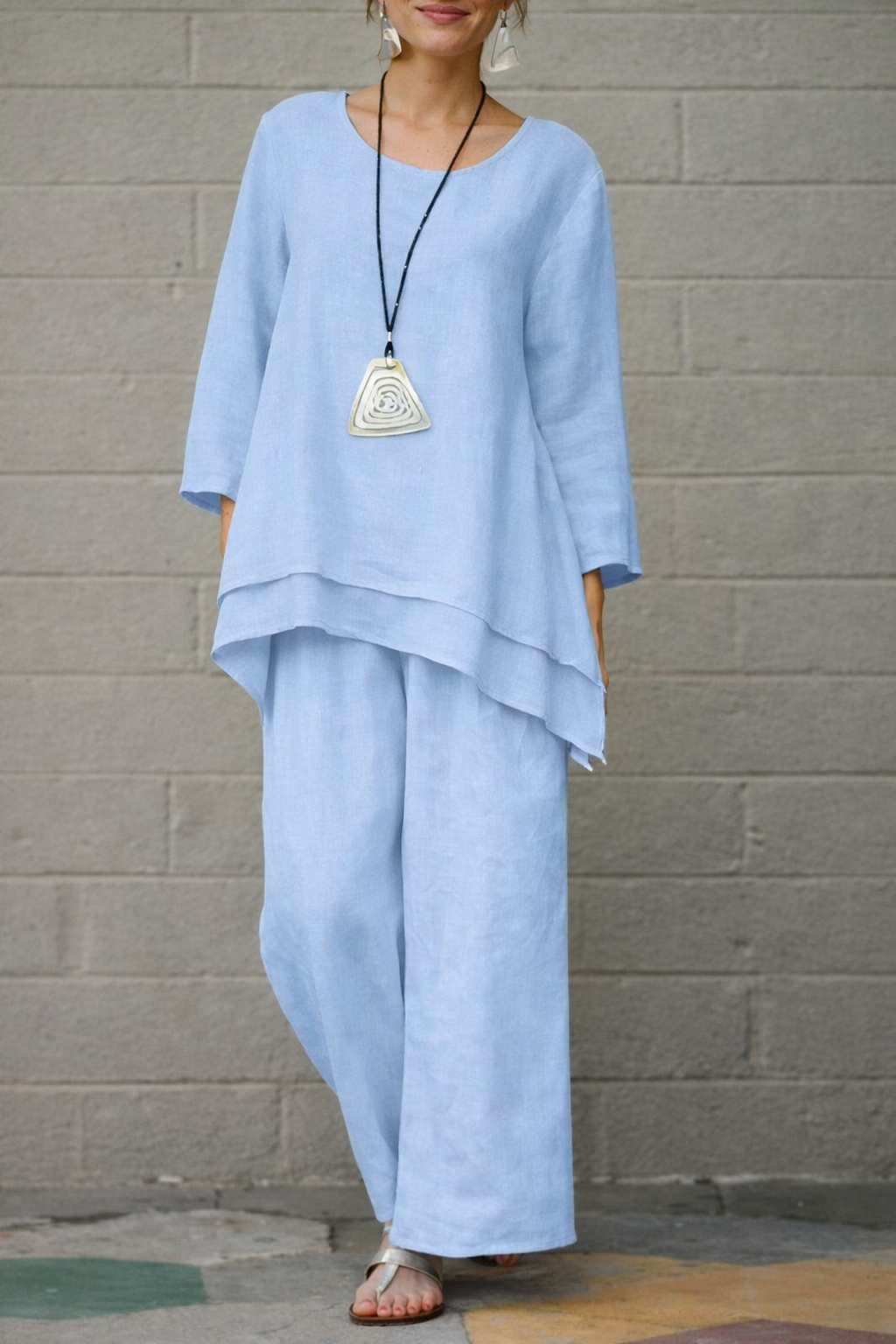 Conjunto de algodón y lino de Isabella Sol inspirado en Pinterest