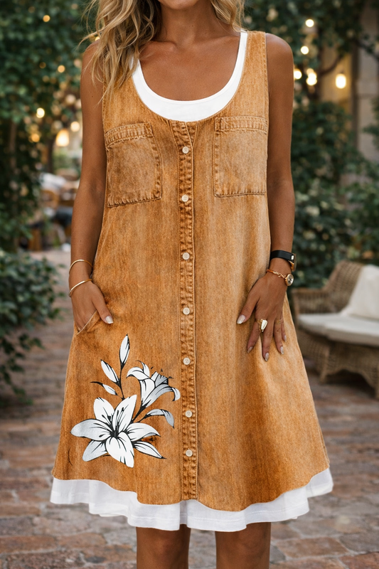 Vestido azul con mariposas inspirado en Pinterest, de Isabella Sol.