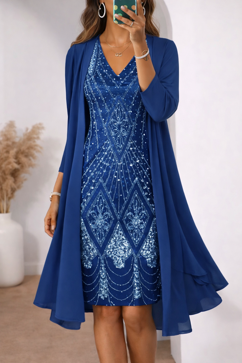 Vestido de tirantes de verano con estampado floral de Isabella Sol
