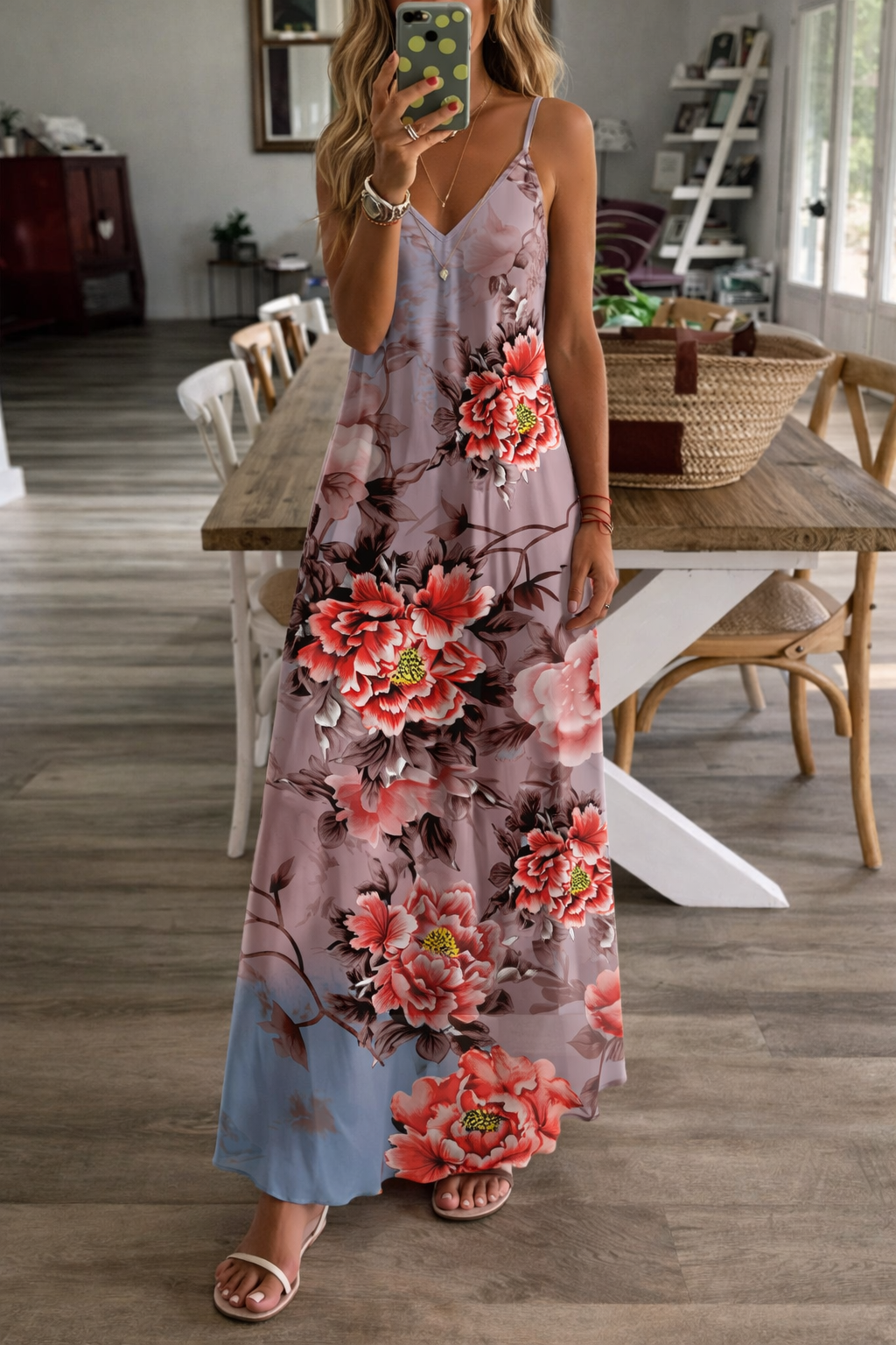 Elegante vestido de verano de Isabella Sol inspirado en Pinterest.
