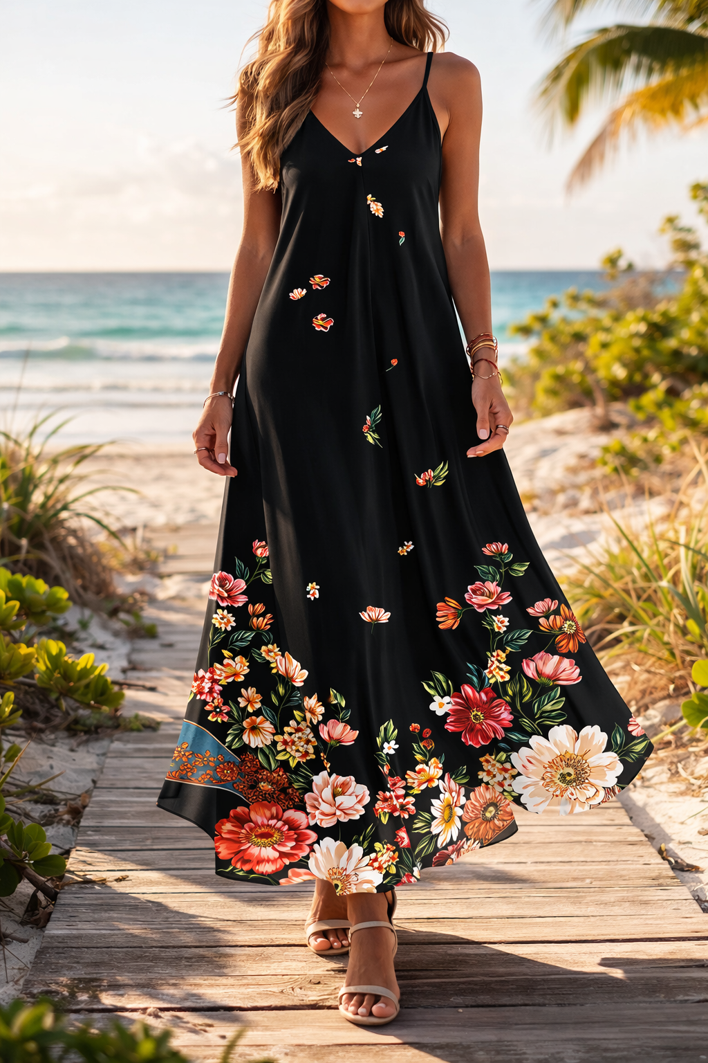 Elegante vestido de verano de Isabella Sol inspirado en Pinterest.