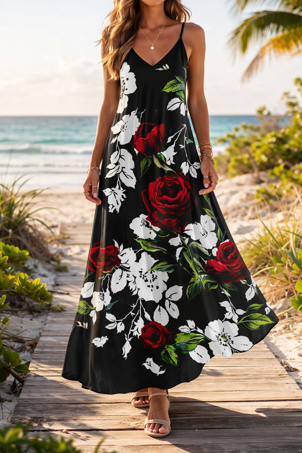Elegante vestido de verano de Isabella Sol inspirado en Pinterest.
