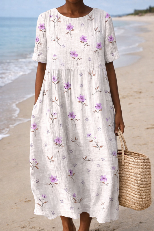 Vestido de verano sin mangas de Isabella Sol inspirado en Pinterest
