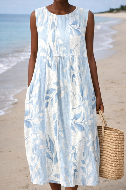 Vestido de verano sin mangas de Isabella Sol inspirado en Pinterest