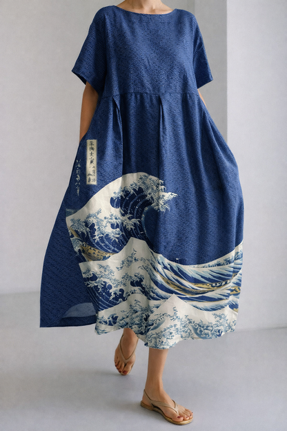 Vestido midi de verano con estampado floral de Isabella Sol