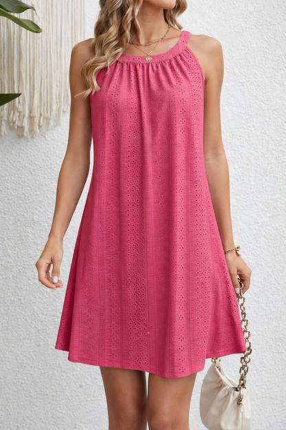 Elegante vestido sin mangas de encaje de Isabella Sol